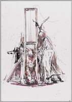 KT 2016 127
<br/>
Zonder titel (guillotine)
<br/>
<em>Ofer, Josef (1965)</em>